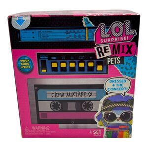 LOL Surprise Remix‎ Pets - 9 Surprises w/Real Hair & Surprise Song Lyrics, NEW!